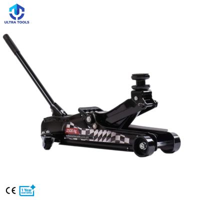 China Car Floor Jack 2.5 Ton Hydraulic Professional Low Profile 80-360mm Service Jack With Adjust Saddle for sale