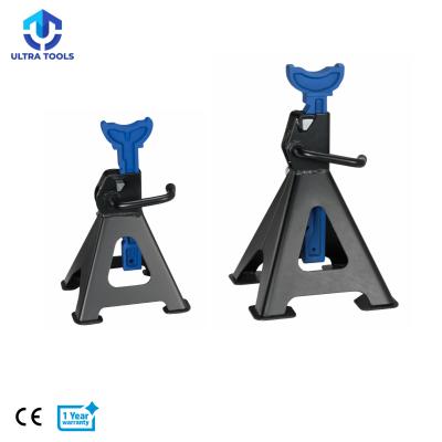 China Car Axle Jack Stand Pair of Car Jack 6ton with Double Lock Safety Pin Outer Foot Pad for Car Truck Tire Change Lift for sale