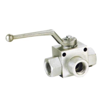 China Farms Water Oil Steel Ball VALVE 350 Bar BBSP VH3V Hydraulic HIGH PRESSURE BALL VALVE For Machinery for sale