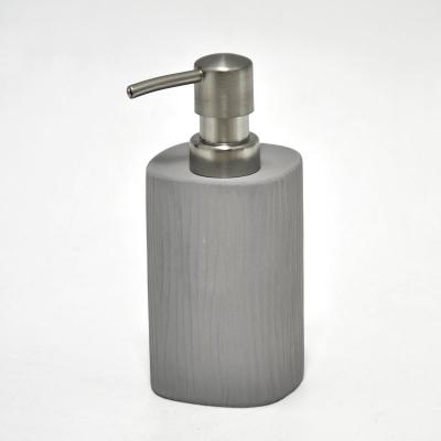 China Foam Soap Dispenser Nature Shape Concrete Shower Liquid Soap Dispenser for sale