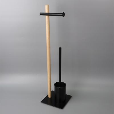 China Standing Type Best Selling Tissue Holder With Toilet Brush And Holder for sale