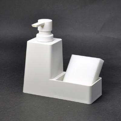 China Plastic Foam Soap Dispenser L Shape Foam Soap Dispenser With Sponge for sale