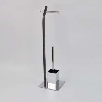 China Modern Toilet Paper Roll Paper Holder with Toilet Brush Holder for sale