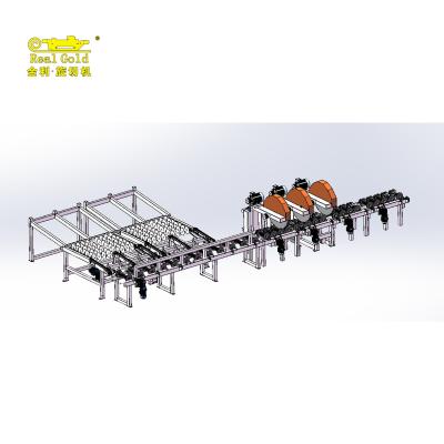 China Plywood Veneer Peeling Line Wood Working Log Cutter Sawing Machine for sale