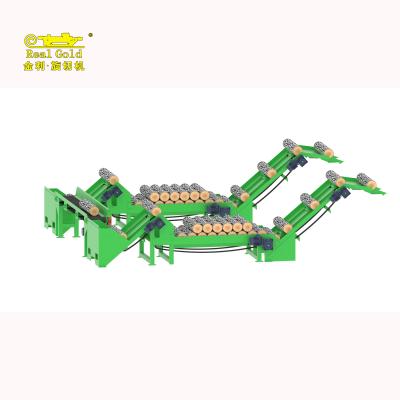 China Automatic Log Wood Working Or Wood Feeding Machine For Peeling Machine for sale