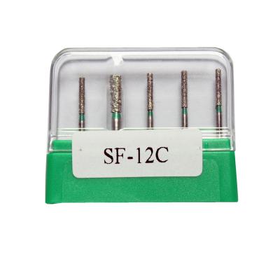 Cina Manufacturer High quality dental surgical bur 5pcs/pack best price dental diamond burs in vendita