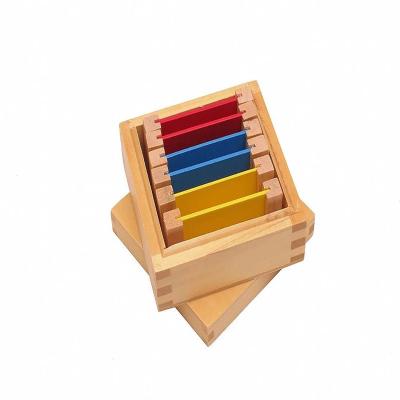 China StarLink Beech Wood Kids Educational Preschool Attention Practice Montessori Materials Color Tablets Montessori Color Box for sale