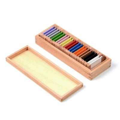 China Starlink Wooden Baby Educational Beech Wood Montessori Teaching Aid Material Toys Second Color Tablets for sale