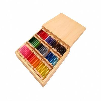 China StarLink Beech Wood Kids Wooden Educational Toys For Montessori Third Color Material Sensory Tablets for sale