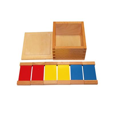 China StarLink Early Education Toys Beech Wood Color Montessori Sensory Practicing Board Toys Color Tablets for sale