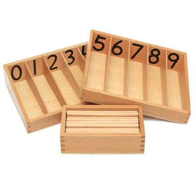 China StarLink Beech Wooden Mathematics Wooden Toys Montessori Spinde Montessori Educational Wooden Box Learning Toys for sale