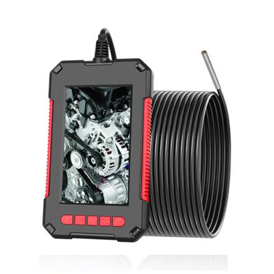 China NIGHT VISION 4.3inch Screen Endoscope Camera 1080P Inspection Borescope Camera P40 Extra Fine Lens 3.9mm and Rigid Cable 10m Snake Camera for sale