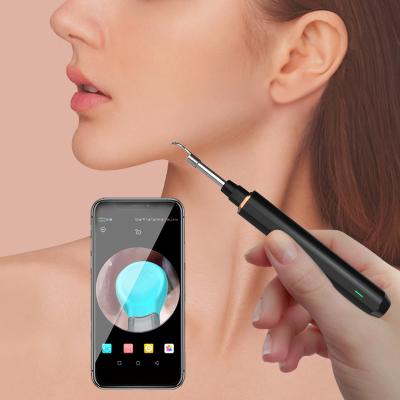 China 2021 New WIFI connection wifi earwax remover tool 1080P video otoscope with 3.5mm lens C3 ear cleaning endoscopy video camera for sale