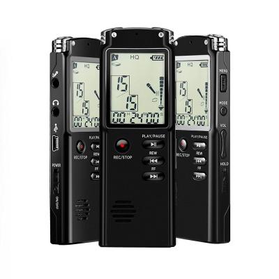 China Original Voice Activated Recording T60 96 Hours Digital Audio Voice Recorder Dictaphone Recording Voice Activated Professional With WAV, MP3 Player for sale