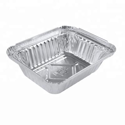 China Takeout Food Packing 230ml No.1 Aluminum Foil Disposable Food Container For Restaurant To Take Out Food Packaging for sale