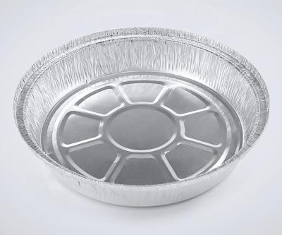 China 8 Inch Disposable Aluminum Foil Baking Pizza Pans Round Shape Aluminum Foil Pans For Baking And Baking for sale