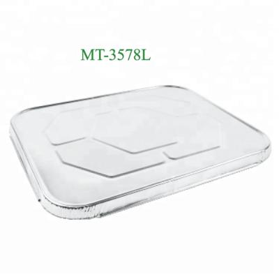 China Baking Aluminum Foil Oblong Pan Lid / Cover for sale