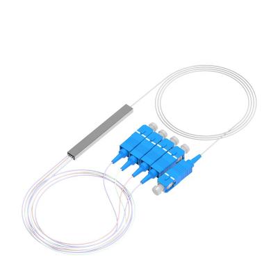 China FTTH FTTB FTTX Network 1X4 PLC Splitter With SC/UPC Connector Manufacture Fiber Optic PLC Splitter 1x8 1x4 1x64 Fiber Optic Splitter for sale