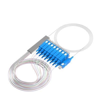 China FTTH FTTB FTTX Network 1*16 PLC Splitter With SC/UPC Connector Manufacture Fiber Optic PLC Splitter 1x2 1x8 1x64 Fiber Optic Splitter for sale