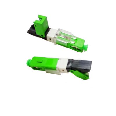 China FTTH FTTB FTTX network 2021 NEW SC APC FTTH fiber optic connector esc250D fast fast connector SC/APC type for sale