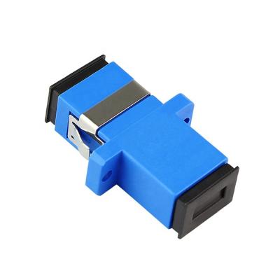 China FTTH FTTB FTTX network SC UPC fiber adapter/optical coupler/single mode single-sided bag SCUPC-SCUPC one for 50pcs for sale