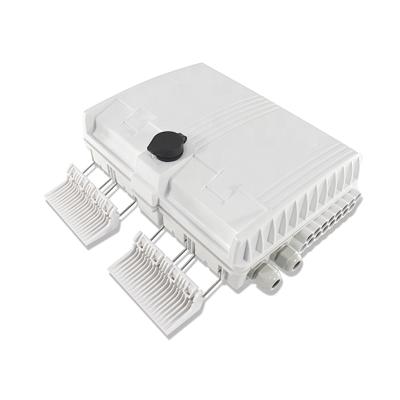 China Outdoor FTTH Optical Box 16 Core Slot Box FTTH Spliter for sale