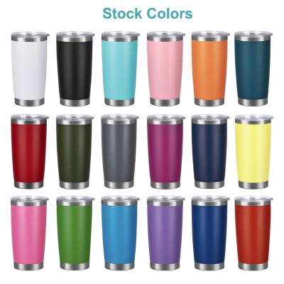 China Free sample 20 oz 30 oz mugs stainless steel thermal coffee tumbler cups in bulk travel car mug tumbler bottles for sale