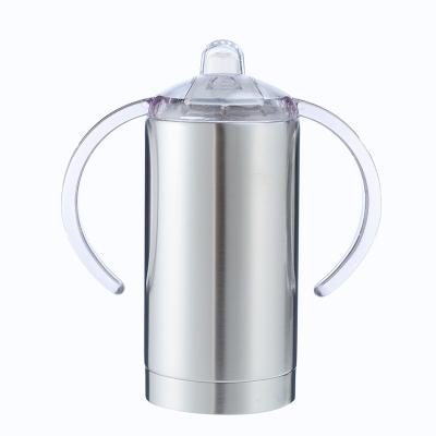 China 2020 New 12oz Stainless Steel Slim Sippy Cup Feeding Tumbler Vacuum Baby Skinny Sippy Cups for sale