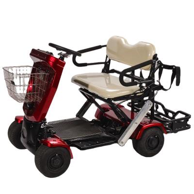 China Portable Powerful Fat Tire Electric Scooter 4 Wheels Drive Golf Electric Scooter Easy Assembly And Transport Quadricycle for sale