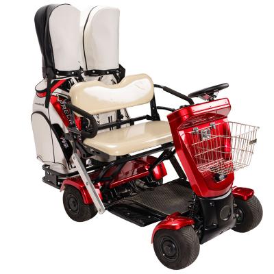 China 2000w fat tire 2000w electric scooter kick drive unisex golf portable folding four wheel cart for adults for sale