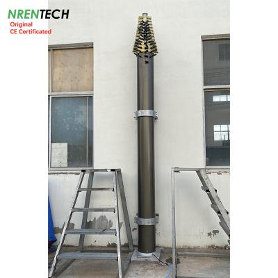 China 30m lockable pneumatic telescopic mast 300kg payloads-5.5m closed height-for antenna for sale