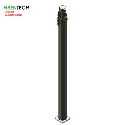 China 30m telescoping antenna pole 300kg payloads-5.5m closed height-for antenna-heavy duty payloads pneumatic mast for sale