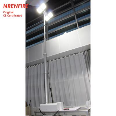 China roof mast light 4.5m pneumatic telescopic mast, vehicle roof mount mast light tower à venda