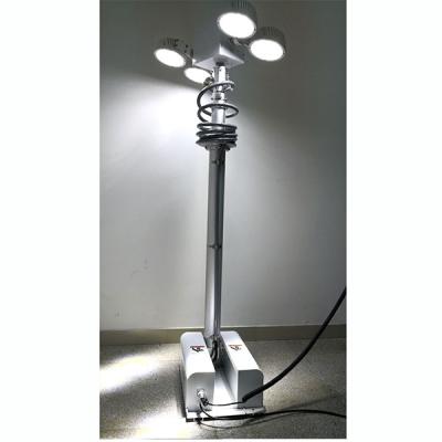 China 3.5m roof mast lighting-3.8m working height-remote control turn tilt system-LED pneumatic mast light US buyer purchased for sale