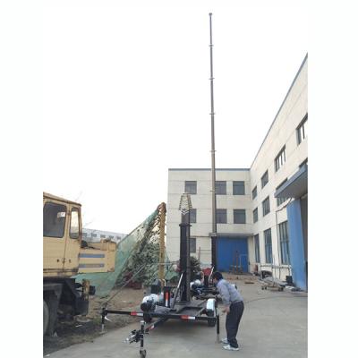 China Mastão pneumático de 9 m com fechadura 150 kg cargas úteis NR-2000-9000-150L antena Mastão telescópico pneumático à venda