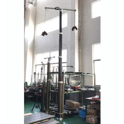 China 6m lockable CCTV pneumatic telescopic mast / CCTV poles/ aluminum telescoping mast for sale