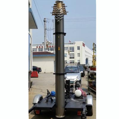 China 20 m verriegelbarer Pneumatischer Teleskopmast 150 kg Nutzlasten NR-3600-20000-150L zu verkaufen