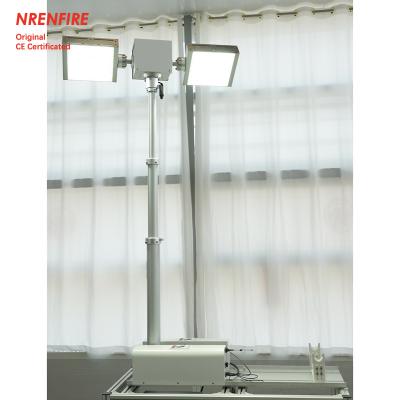 China roof top mounted robot mast light-1.8m pneumatic telescopic mast light tower for fire truck NR-R1800-240 zu verkaufen