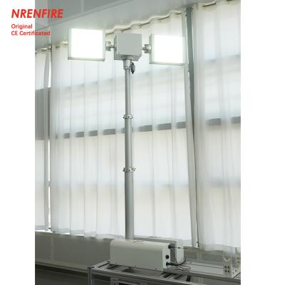 China 1.8m pneumatic telescopic mast light tower for fire vehicle, pan tilt light tower, pneumatic mast lighting tower NR-R1800-240 zu verkaufen