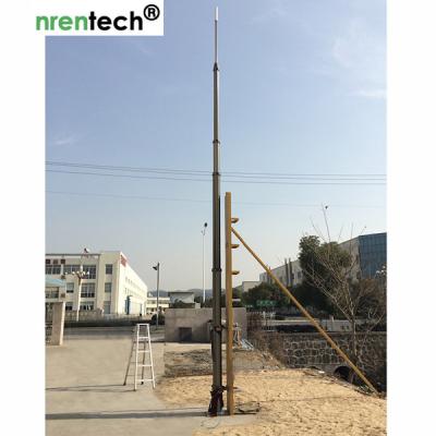 China 15m non-lockable pneumatic telescopic mast-30kg payloads-NR-2750-15000-30 for sale