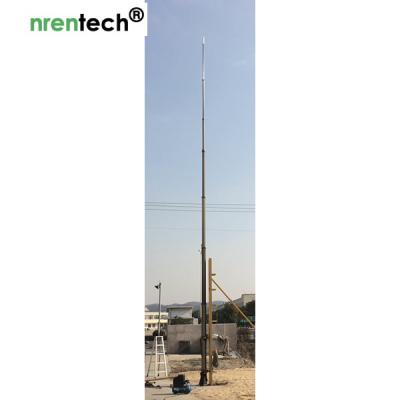 China 15m non-lockable pneumatic telescopic mast-30kg payloads-NR-2750-15000-30 for sale