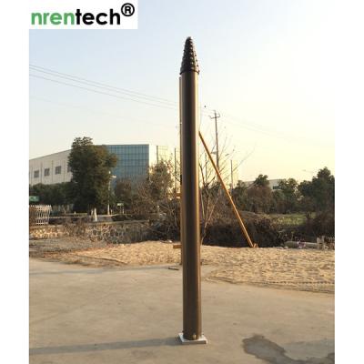 China 15m pneumatic telescopic mast-NR-2750-15000-30 for mobile antenna mast tower-aluminum telescoping mast for sale