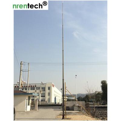 China 15m pneumatisches teleskopisches mast-NR-2750-15000-30 für das Mobilantennemastturmaluminium, das Mast ineinanderschiebt zu verkaufen