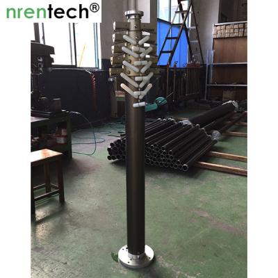 China 6m locking pneumatic telescopic mast 50kg payloads-mobile telecom mast tower-telescoping mast-radio antenna masts 6m for sale