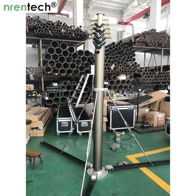 Chine 6m de verrouillage de mât télescopique pneumatique 70kg de charges utiles-mât de télécommunications mobiles-tours de télescope-mât radio-antenne mâts 6m à vendre