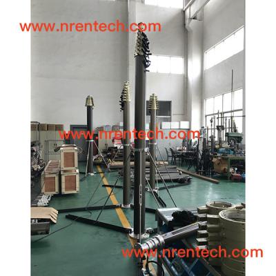 China 15m lockable pneumatic telescopic mast 30~400kg payloads for sale