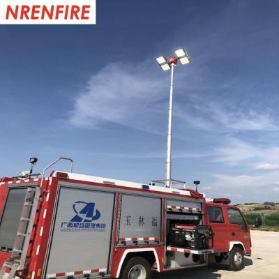 China pneumatische Halogenlampen des Schiebemasts 4x1000W des Schiebemastlichtmasts 7.6m pneumatische zu verkaufen