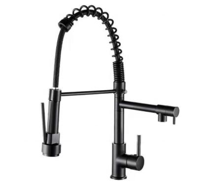 China With Unique Design 2022 Amazon Hot Selling Flexible Gold Diverter 360 Degree Faucets Hot And Cold Water Mixer Tap Pull Out Sprayer Kitchen Faucet for sale