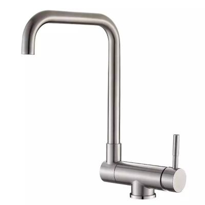 China With Diverter Water Tap Kitchen Brushed sink kitchen with pull out Faucet Spout wash basin tap Sensor Water Faucet Tap for sale