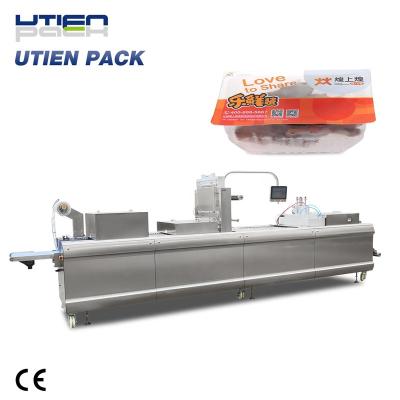 China Automatic Food China CARD Top Packing / Meat Ready Packaging Machine for sale